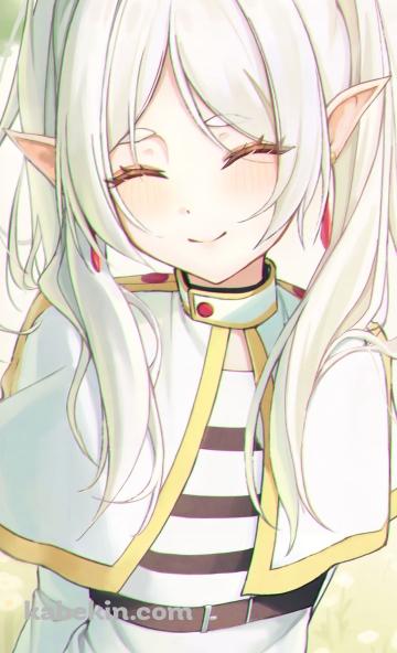 こちらに微笑むフリーレン / 葬送のフリーレンのAndroidの壁紙(360px x 592px) スマホ用
