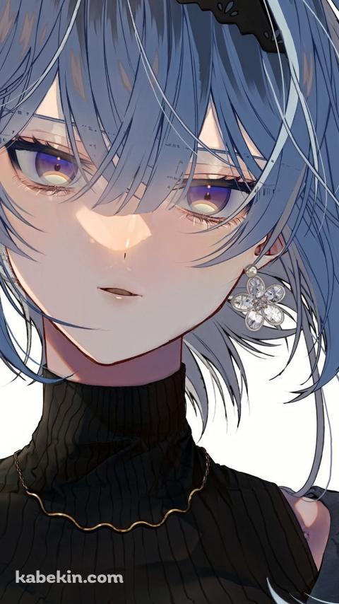 こちらを見つめるヘアバンドをしたエウルア・ローレンス / 原神のAndroidの壁紙(480px x 854px) スマホ用