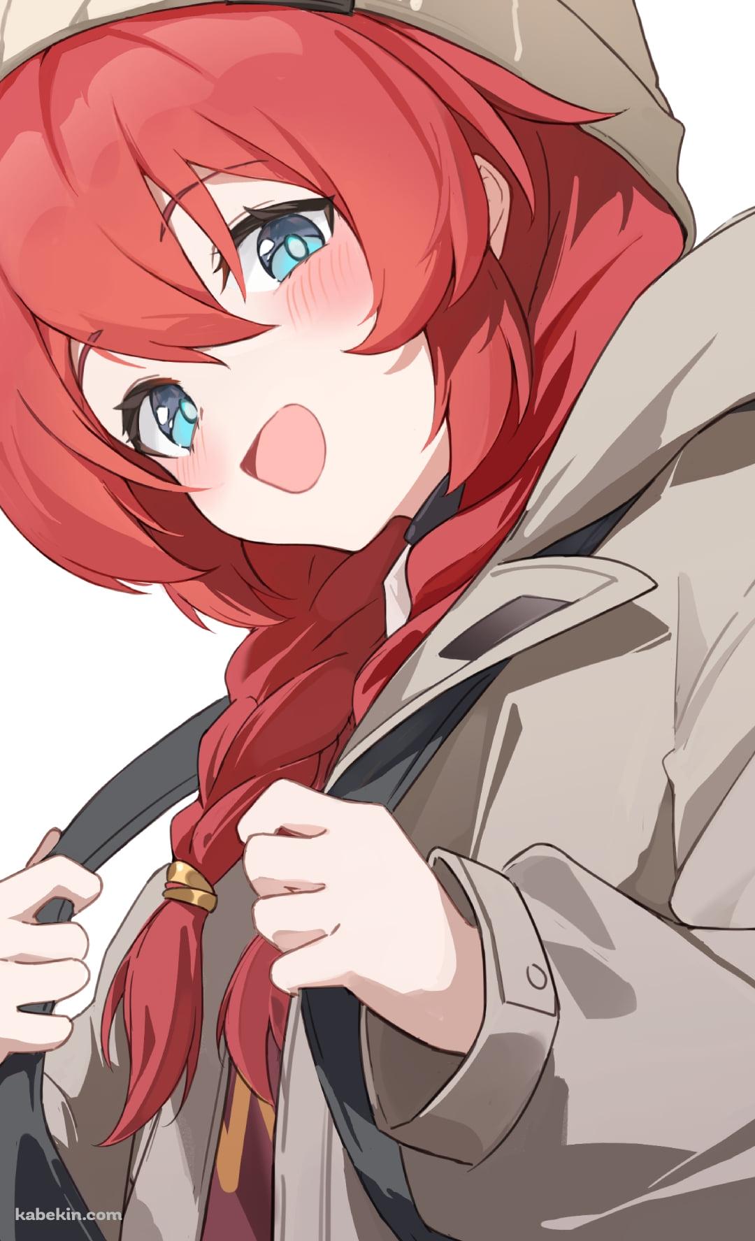 リュックを背負った小塗マキ / ブルーアーカイブのAndroidの壁紙(1080px x 1776px) スマホ用