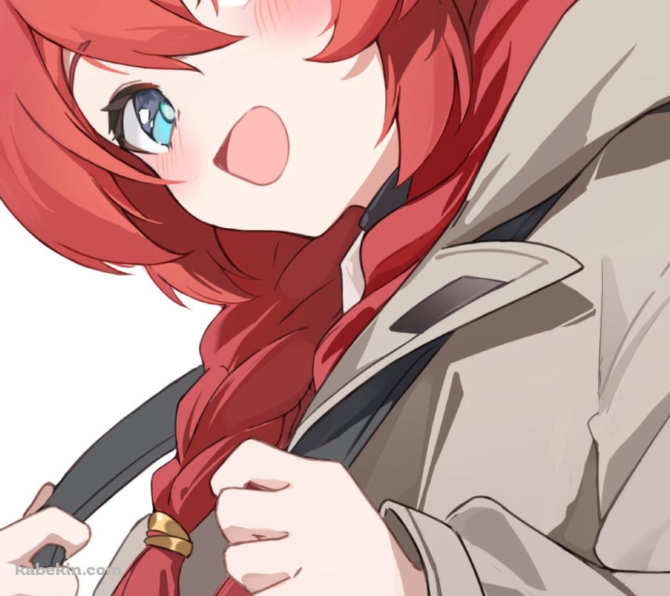 リュックを背負った小塗マキ / ブルーアーカイブのAndroidの壁紙(960px x 854px) スマホ用