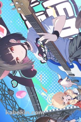 楽器を演奏する杏山カズサ / 柚鳥ナツ / 伊原木ヨシミ / 栗村アイリ / ブルーアーカイブのAndroidの壁紙(320px x 480px) スマホ用
