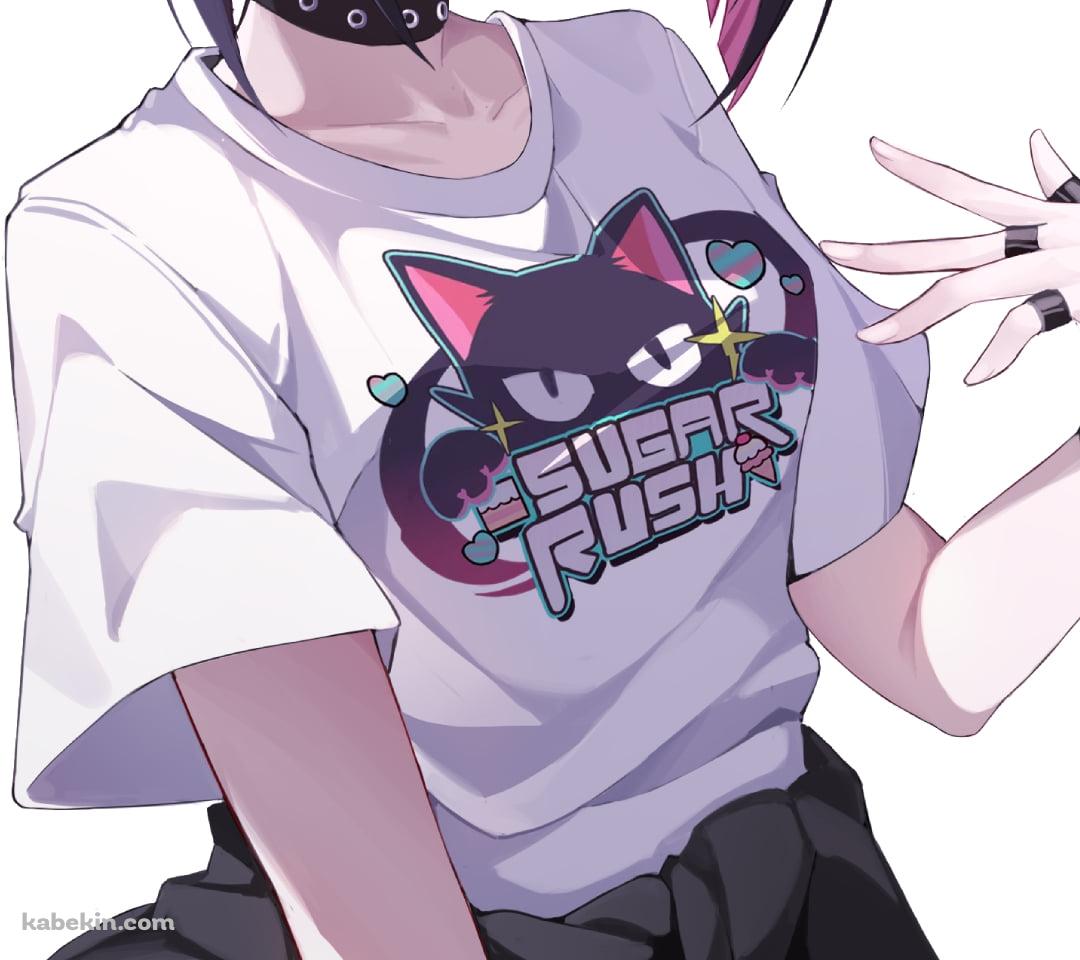 胸元に手をあてる杏山カズサ / パンク / ブルーアーカイブのAndroidの壁紙(1080px x 960px) スマホ用