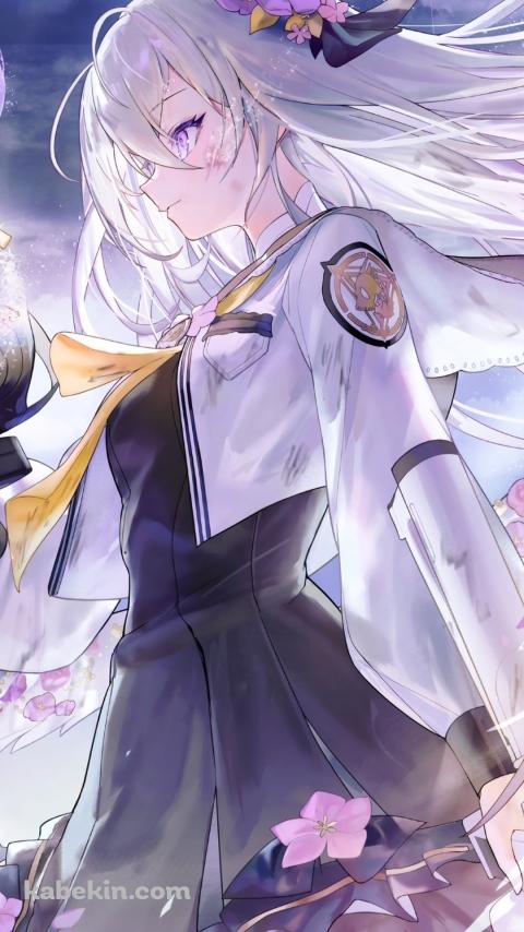 ガスマスクを持つ白洲アズサ / ブルーアーカイブのAndroidの壁紙(480px x 854px) スマホ用
