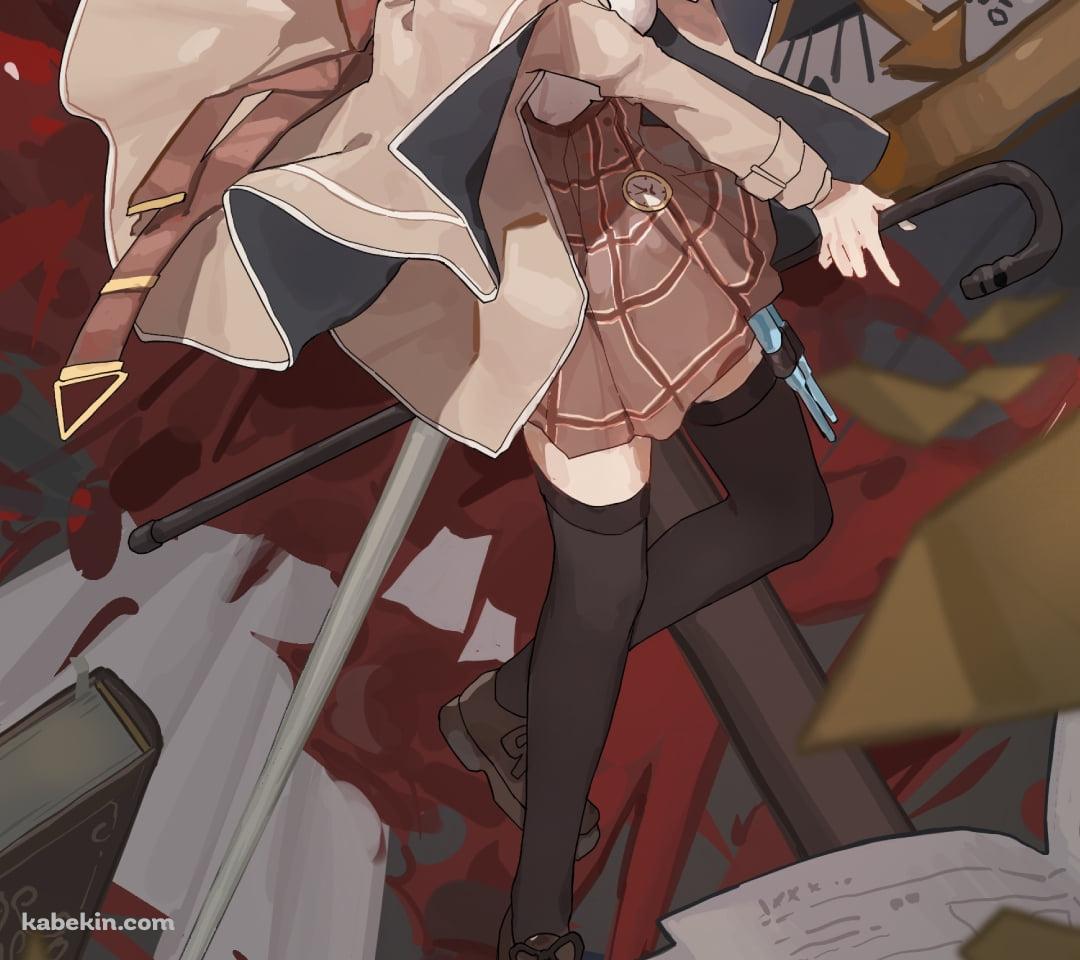 時計とワトソン・アメリア / バーチャルYouTuber / Vtuber / ホロライブのAndroidの壁紙(1080px x 960px) スマホ用