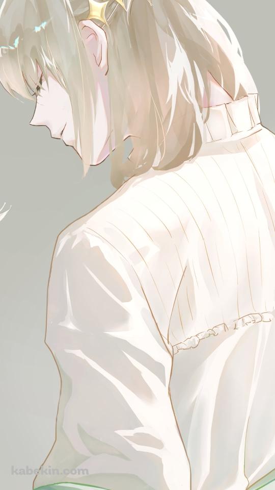 緑のカーディガンを羽織るオベロン / FateのAndroidの壁紙(540px x 960px) スマホ用