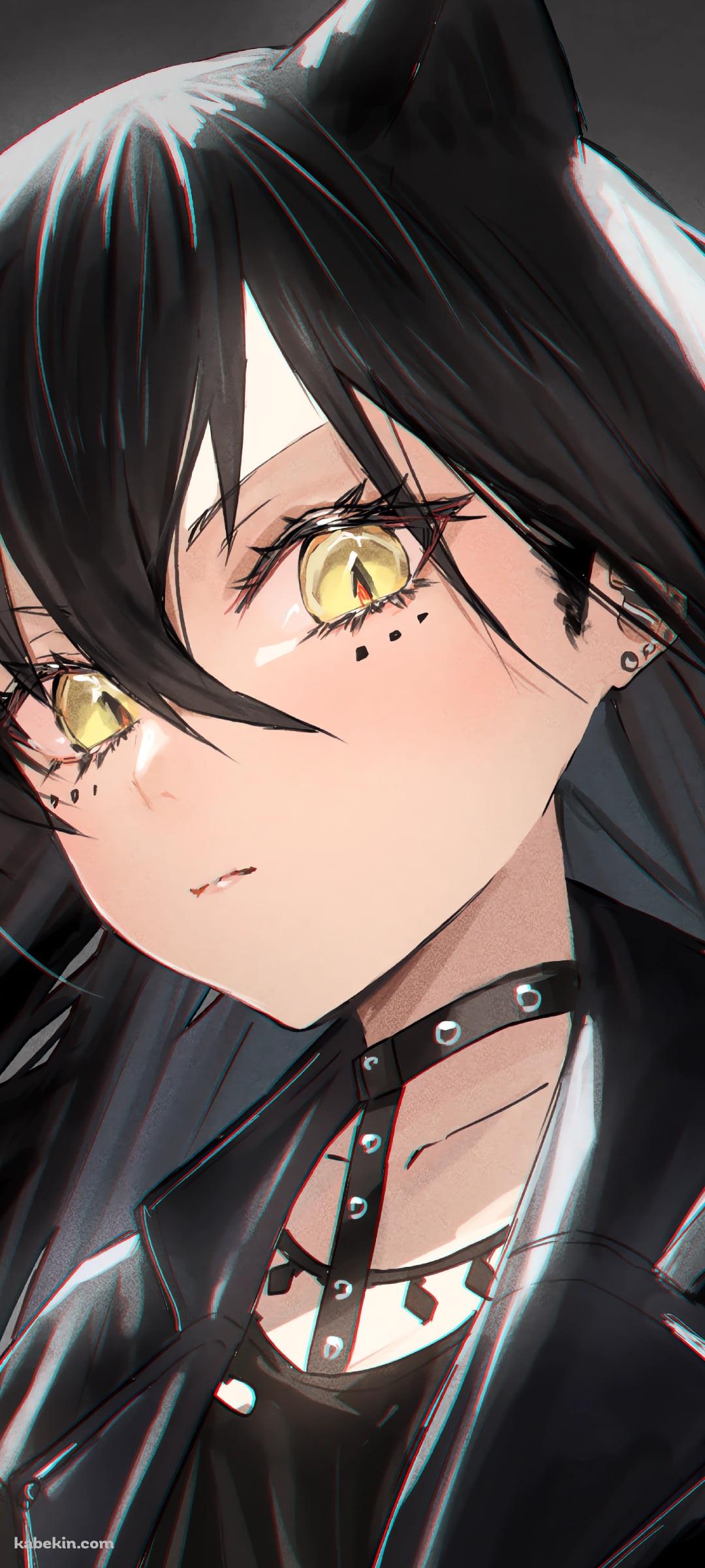 黄色い瞳でこちらを見つめるダグザ / アークナイツのAndroidの壁紙(1080px x 2400px) スマホ用