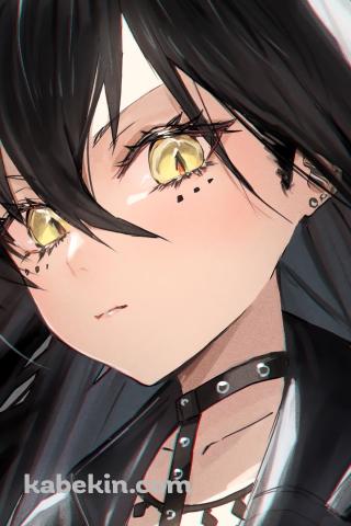 黄色い瞳でこちらを見つめるダグザ / アークナイツのAndroidの壁紙(320px x 480px) スマホ用