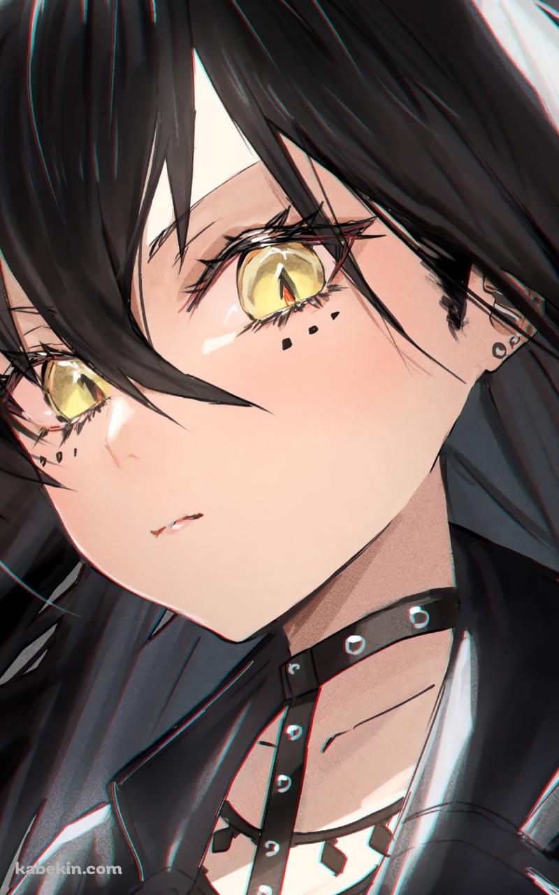 黄色い瞳でこちらを見つめるダグザ / アークナイツのAndroidの壁紙(800px x 1280px) スマホ用