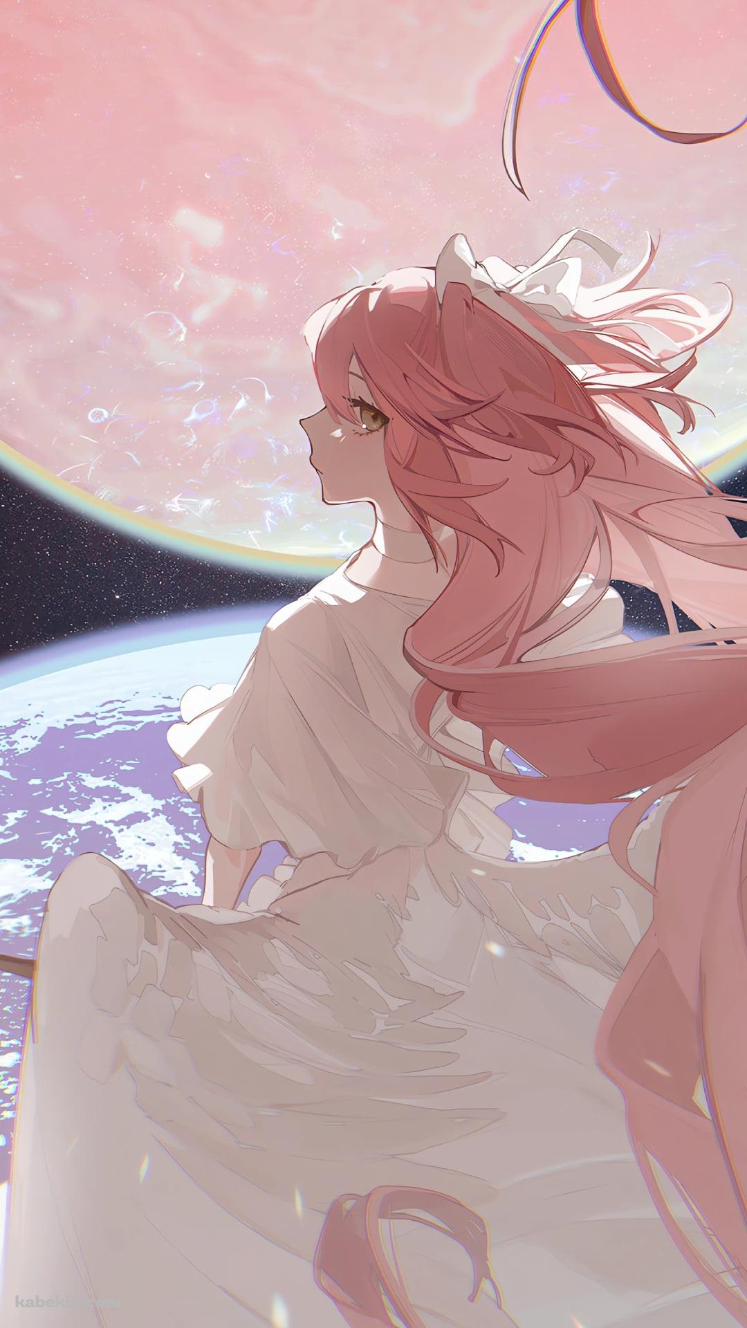 白いドレスを着たアルティメットまどか / 鹿目まどか / 魔法少女まどか☆マギカのAndroidの壁紙(1080px x 1920px) スマホ用