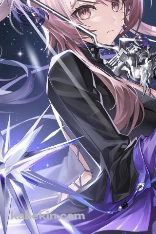 レイピアを持つリン・ユーシャ / アークナイツのAndroidの壁紙(320px x 480px) スマホ用