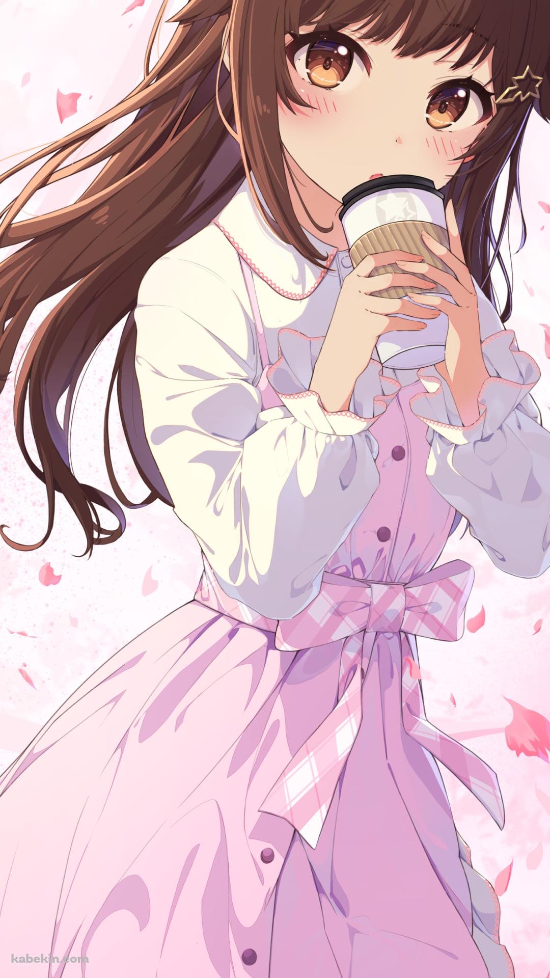 コーヒーカップを持つときのそら / ホロライブ / バーチャルYouTuber / VtuberのAndroidの壁紙(1080px x 1920px) スマホ用