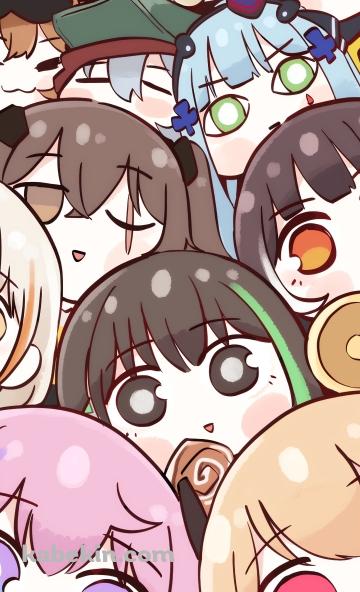 デフォルメされたキャラクター / ドールズフロントラインのAndroidの壁紙(360px x 592px) スマホ用