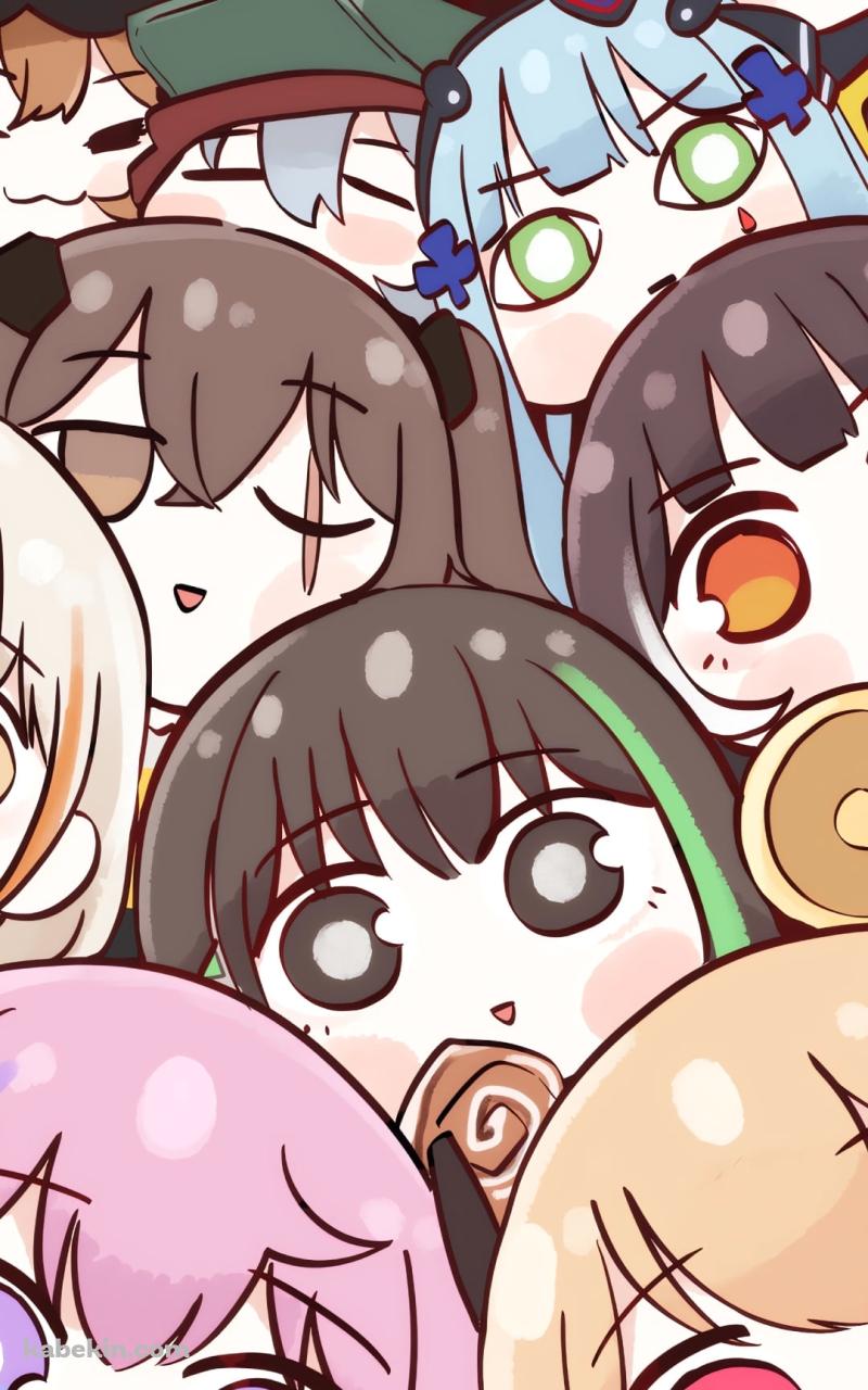 デフォルメされたキャラクター / ドールズフロントラインのAndroidの壁紙(800px x 1280px) スマホ用