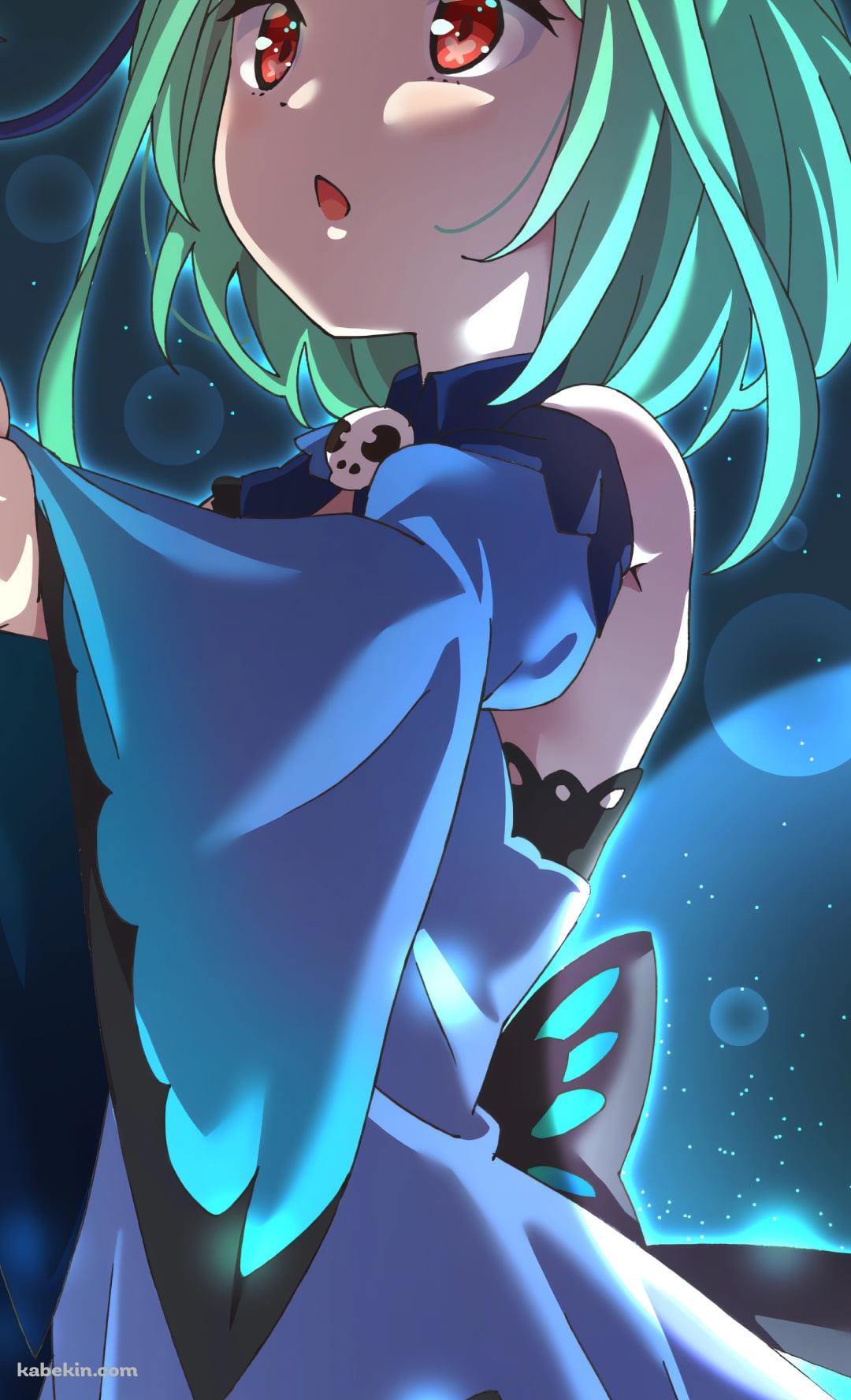 右手をかざす潤羽るしあ / ホロライブ / バーチャルYouTuberのAndroidの壁紙(1080px x 1776px) スマホ用