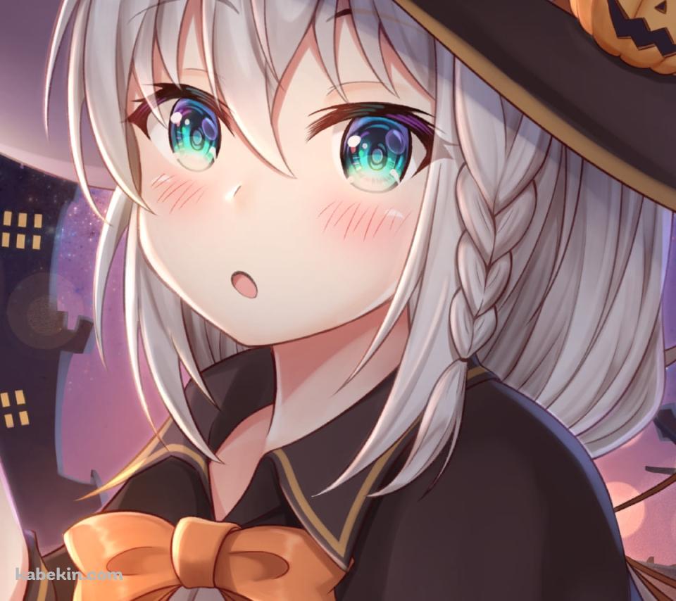 ハロウィンコスの可愛い白上フブキ / ホロライブ / バーチャルYouTuberのAndroidの壁紙(960px x 854px) スマホ用