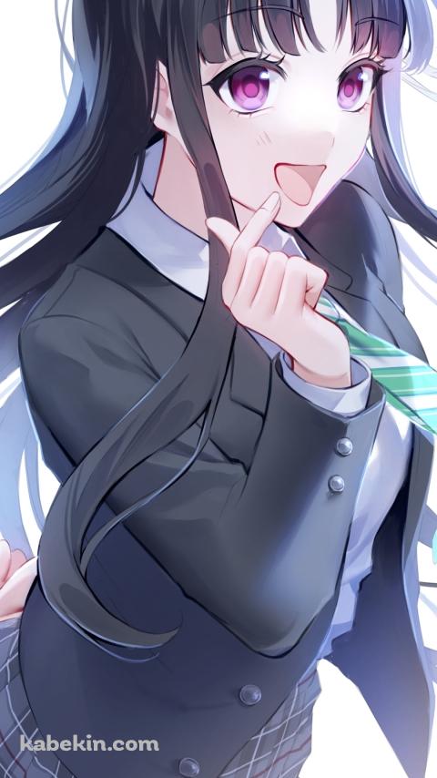 キュンですポーズをする安和すばる / ガールズバンドクライのAndroidの壁紙(480px x 854px) スマホ用