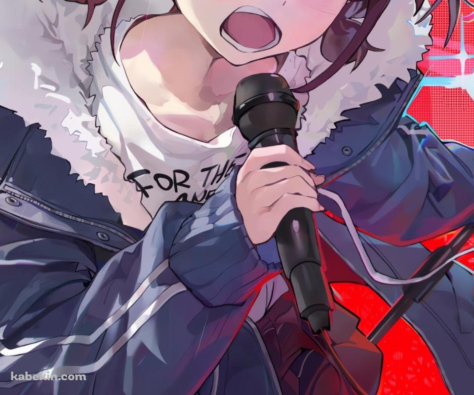 マイクを持って歌う井芹仁菜 / ガールズバンドクライのAndroidの壁紙(960px x 800px) スマホ用