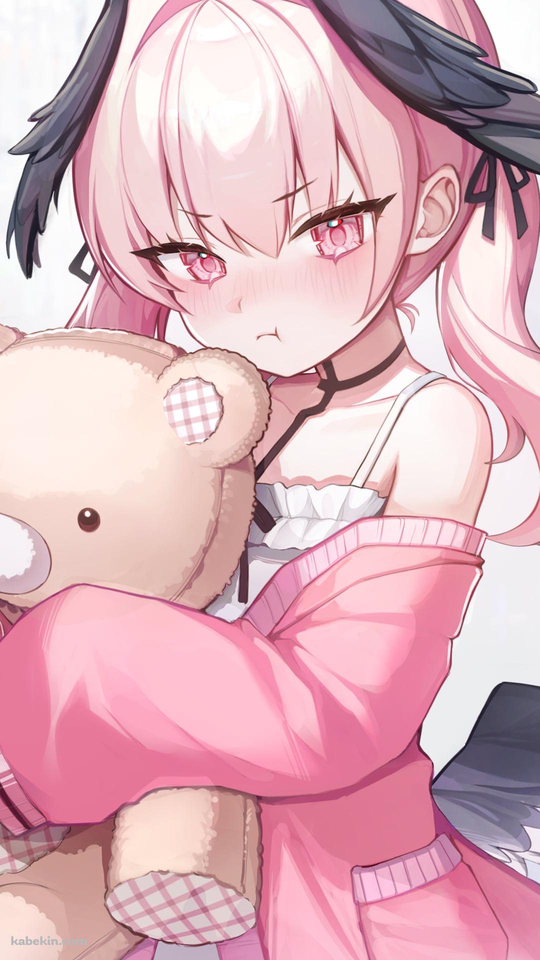 顔を赤らめて怒る下江コハル / ピンクの服 / ブルーアーカイブのAndroidの壁紙(1080px x 1920px) スマホ用