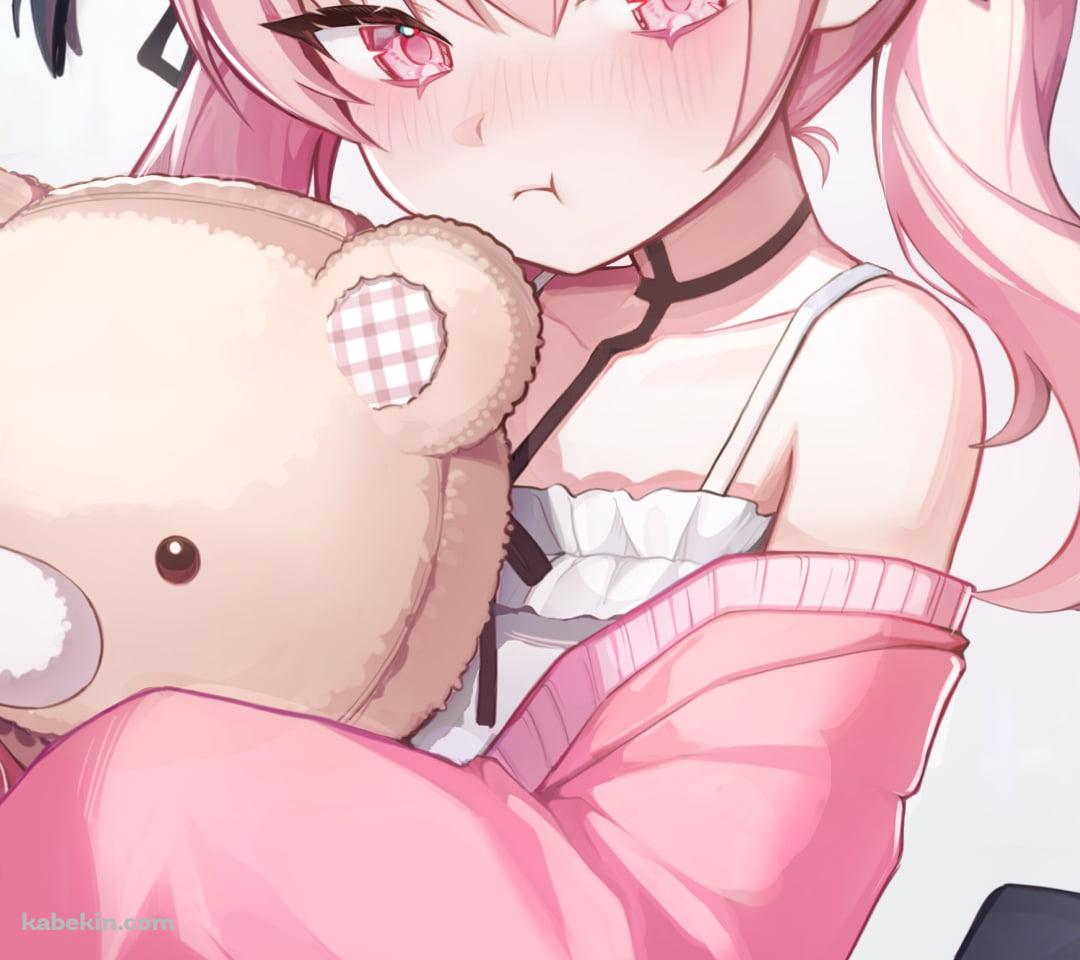 顔を赤らめて怒る下江コハル / ピンクの服 / ブルーアーカイブのAndroidの壁紙(1080px x 960px) スマホ用