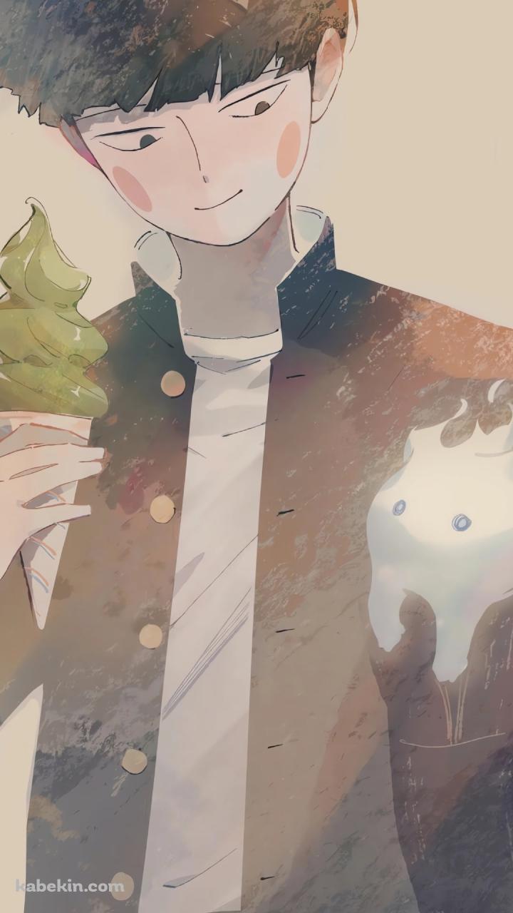 影山茂夫とエクボ / モブサイコ100のAndroidの壁紙(720px x 1280px) スマホ用