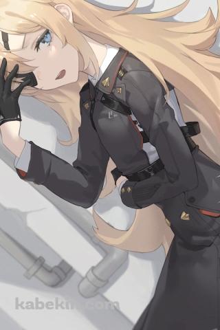 眼帯に手をかけるギロチン / 勝利の女神 NIKKEのAndroidの壁紙(320px x 480px) スマホ用