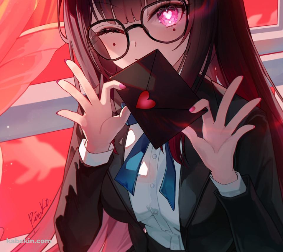 黒いラブレターを持ちウィンクする花火 / 崩壊:スターレイルのAndroidの壁紙(960px x 854px) スマホ用