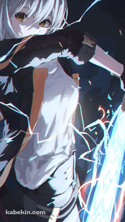 青く光る剣を持つ星 / 開拓者 / 崩壊:スターレイルのAndroidの壁紙(480px x 854px) スマホ用