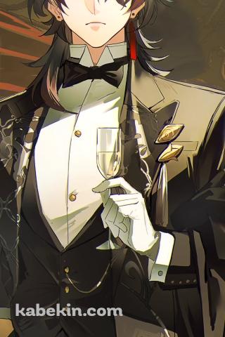 ワイングラスを持つ刃 / 崩壊:スターレイルのAndroidの壁紙(320px x 480px) スマホ用