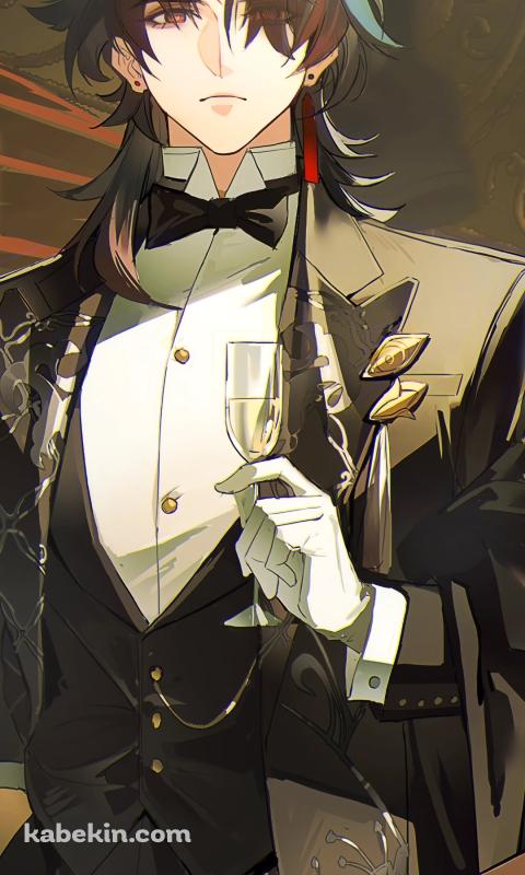 ワイングラスを持つ刃 / 崩壊:スターレイルのAndroidの壁紙(480px x 800px) スマホ用