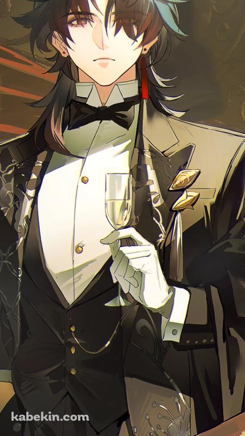 ワイングラスを持つ刃 / 崩壊:スターレイルのAndroidの壁紙(480px x 854px) スマホ用