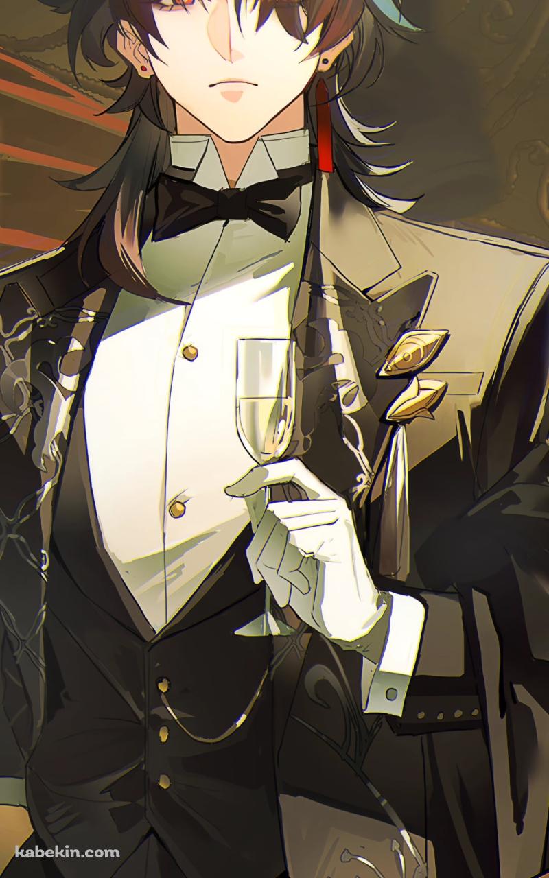 ワイングラスを持つ刃 / 崩壊:スターレイルのAndroidの壁紙(800px x 1280px) スマホ用
