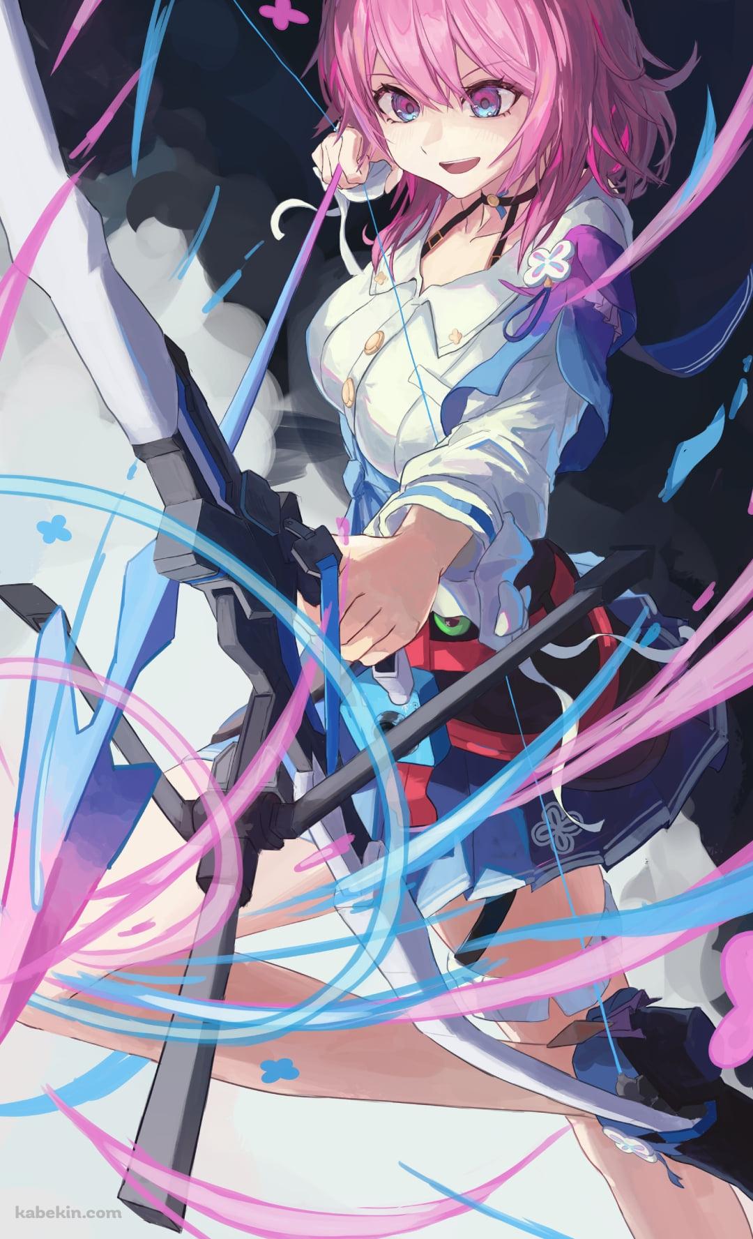 弓を射る三月七 / 崩壊:スターレイルのAndroidの壁紙(1080px x 1776px) スマホ用