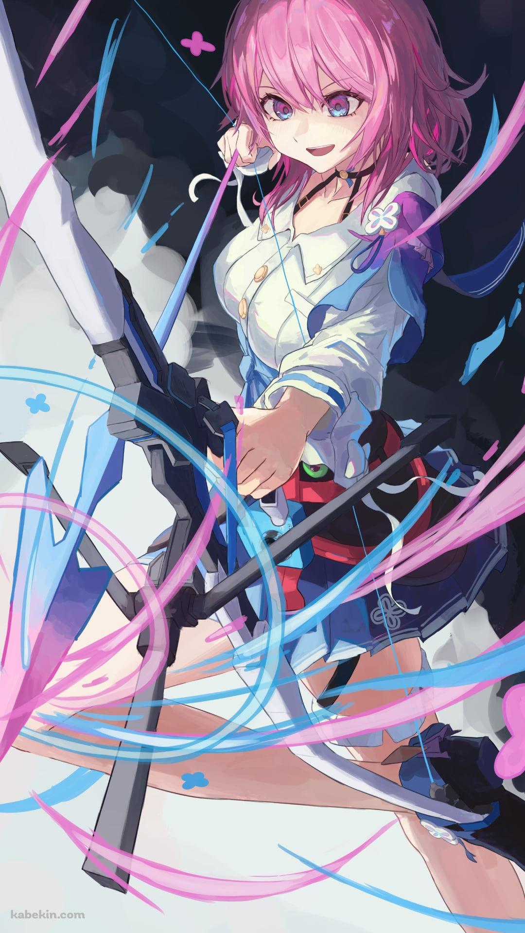 弓を射る三月七 / 崩壊:スターレイルのAndroidの壁紙(1080px x 1920px) スマホ用