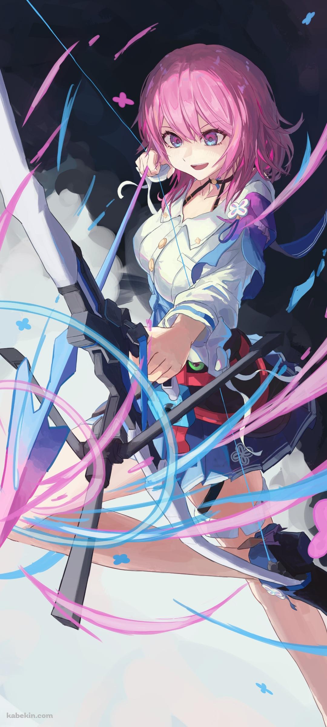 弓を射る三月七 / 崩壊:スターレイルのAndroidの壁紙(1080px x 2400px) スマホ用