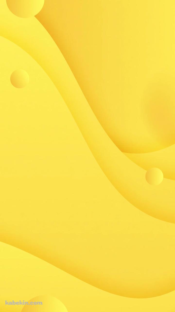ポップな黄色い波形のテクスチャーのAndroidの壁紙(720px x 1280px) スマホ用