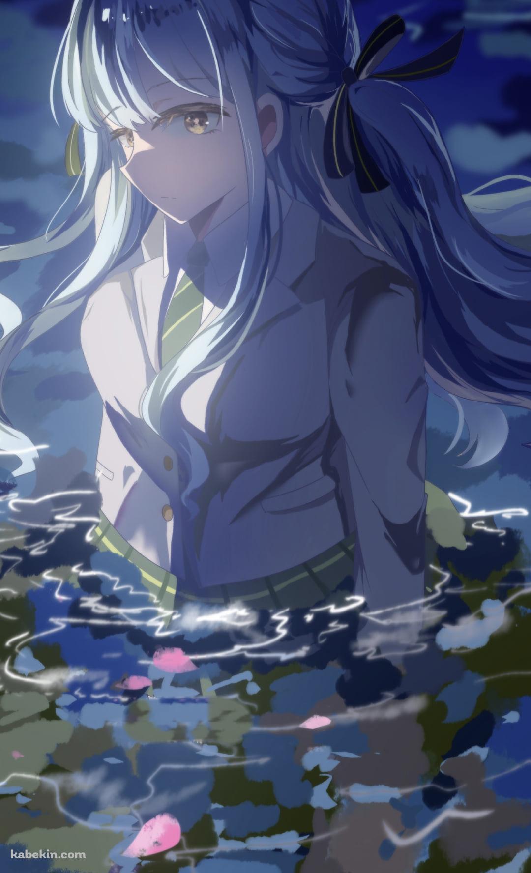 水に浸かる豊川祥子 / バンドリ！のAndroidの壁紙(1080px x 1776px) スマホ用