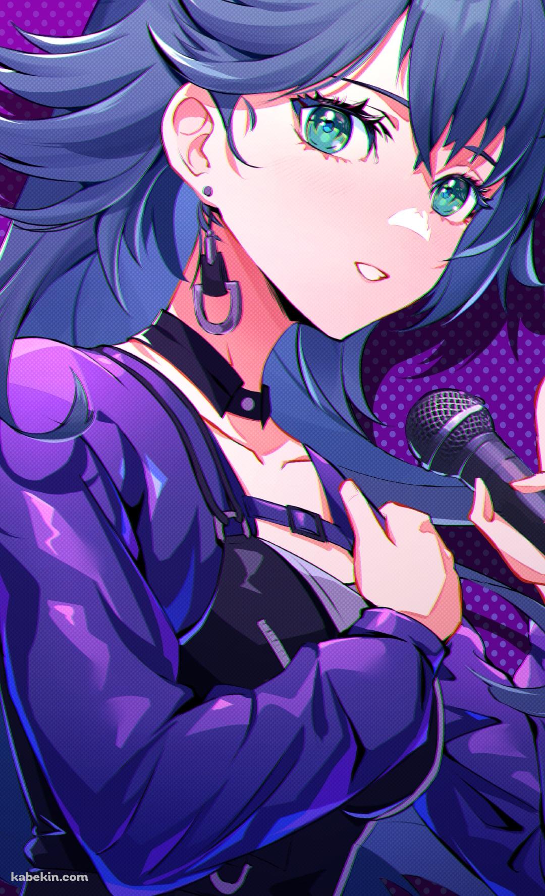 マイクを持つ月村手毬 / 学園アイドルマスターのAndroidの壁紙(1080px x 1776px) スマホ用