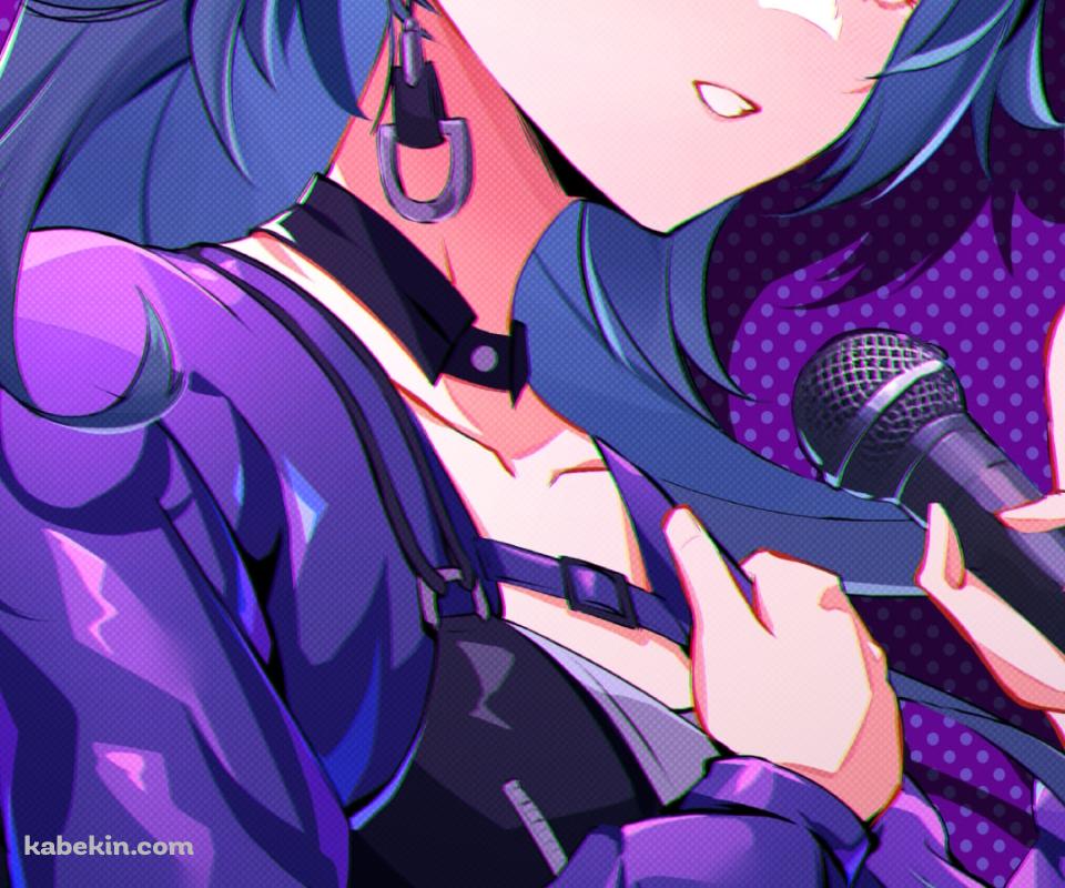 マイクを持つ月村手毬 / 学園アイドルマスターのAndroidの壁紙(960px x 800px) スマホ用