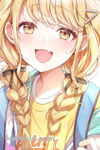 汗をかいている藤田ことね / 学園アイドルマスターのAndroidの壁紙(320px x 480px) スマホ用
