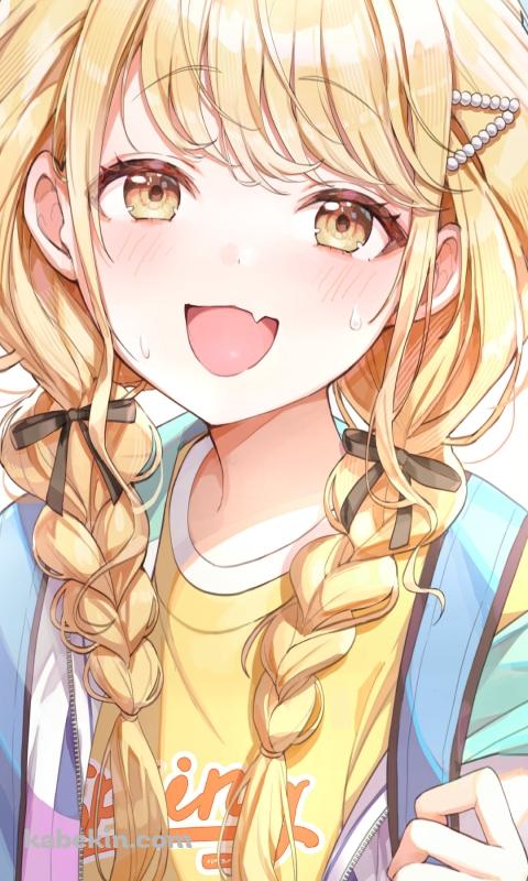 汗をかいている藤田ことね / 学園アイドルマスターのAndroidの壁紙(480px x 800px) スマホ用