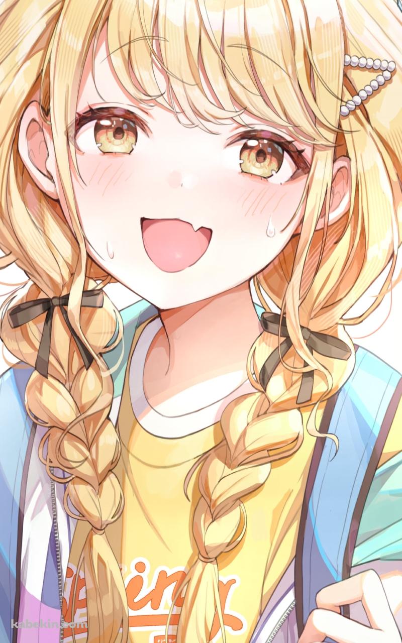 汗をかいている藤田ことね / 学園アイドルマスターのAndroidの壁紙(800px x 1280px) スマホ用