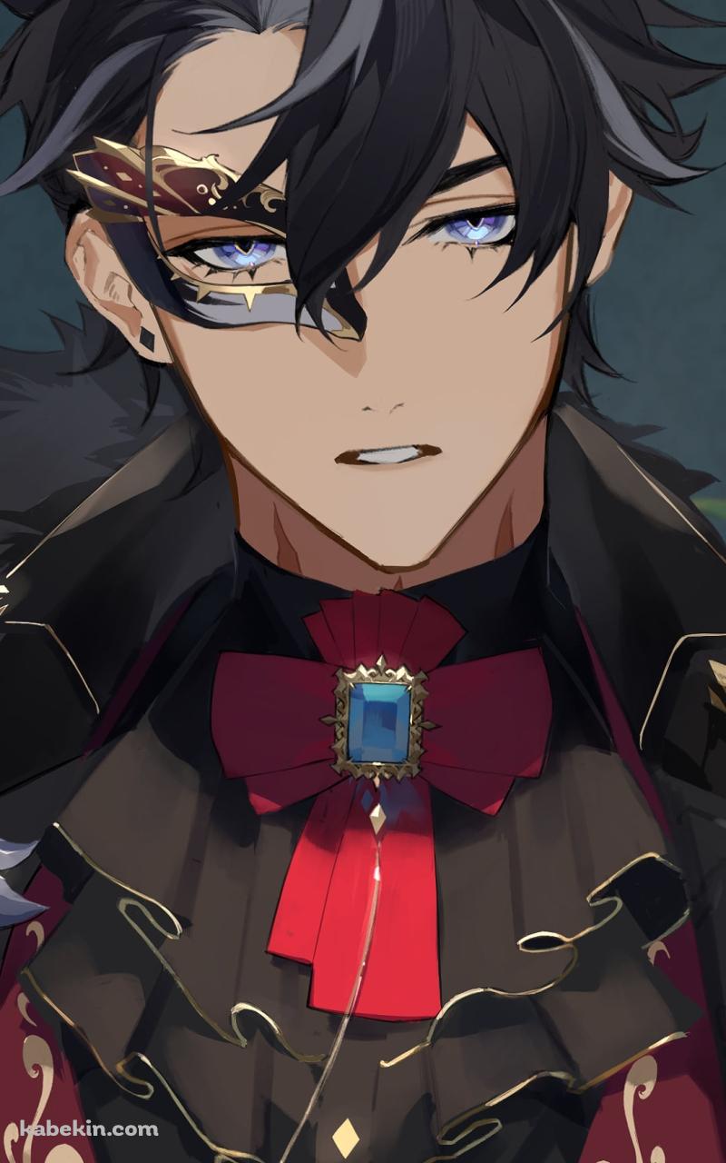 真っ直ぐこちらを見つめるリオセスリ / 原神のAndroidの壁紙(800px x 1280px) スマホ用