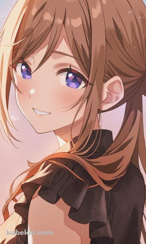 こちらに微笑む姫崎莉波 / 学園アイドルマスターのAndroidの壁紙(480px x 800px) スマホ用