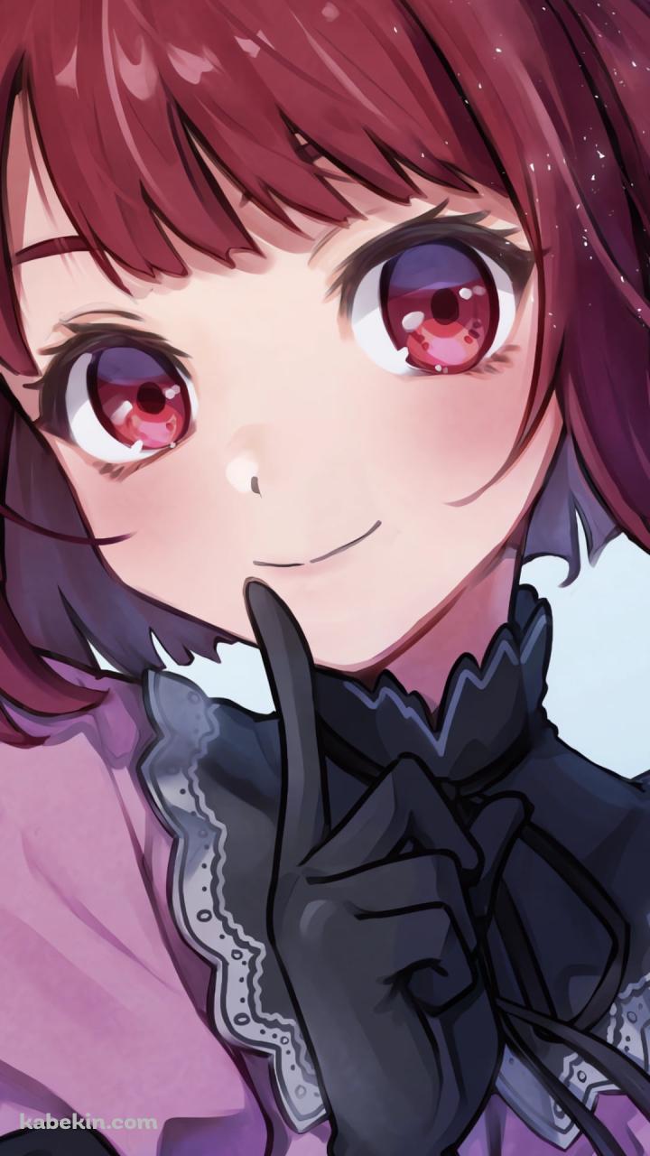 口元に人差し指をあてる可愛い有馬かな / 推しの子のAndroidの壁紙(720px x 1280px) スマホ用