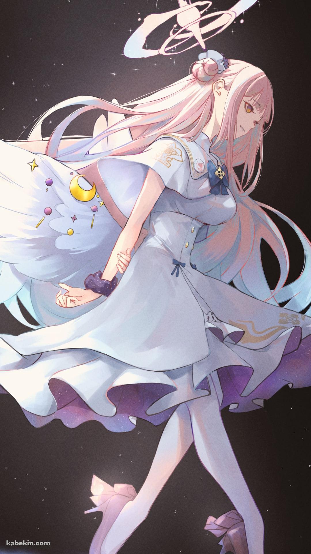 宇宙でステップを踏む聖園ミカ / ブルーアーカイブのAndroidの壁紙(1080px x 1920px) スマホ用