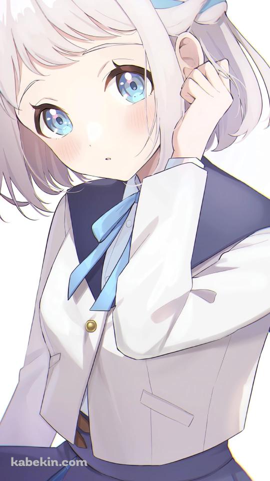 耳元に手をあてる葛城リーリヤ / 学園アイドルマスターのAndroidの壁紙(540px x 960px) スマホ用