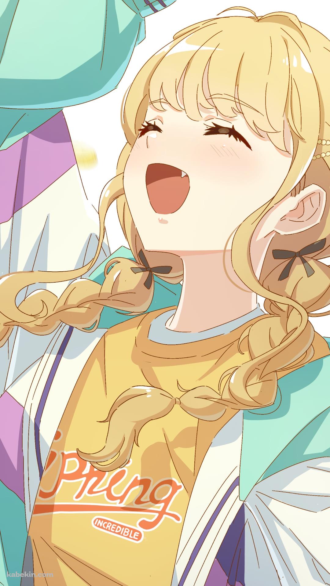 舞い散るコインと藤田ことね / 学園アイドルマスターのAndroidの壁紙(1080px x 1920px) スマホ用