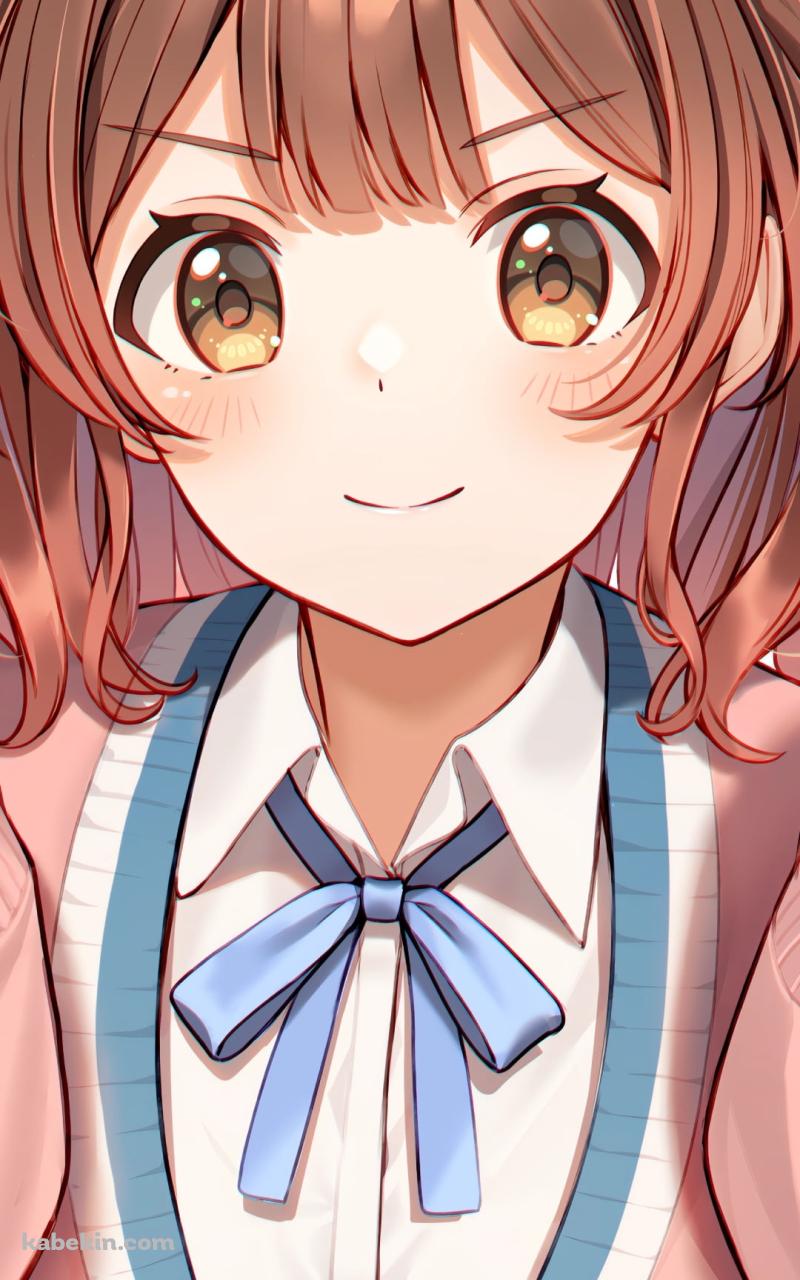 萌え袖の花海佑芽 / 学園アイドルマスターのAndroidの壁紙(800px x 1280px) スマホ用