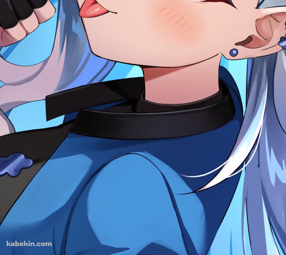 あっかんべーをするこぼ・かなえる / ホロライブ / バーチャルYouTuberのAndroidの壁紙(960px x 854px) スマホ用