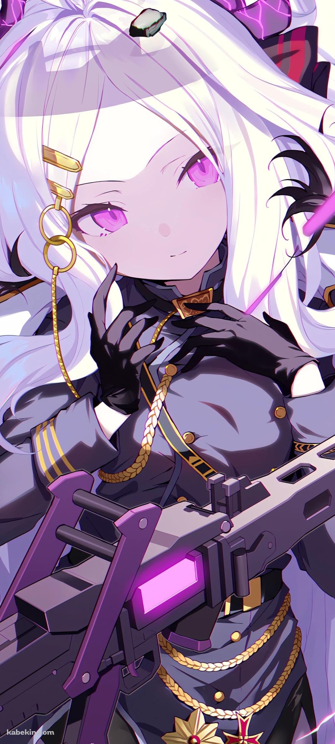 銃を持つ空崎ヒナ / ブルーアーカイブのAndroidの壁紙(1080px x 2400px) スマホ用